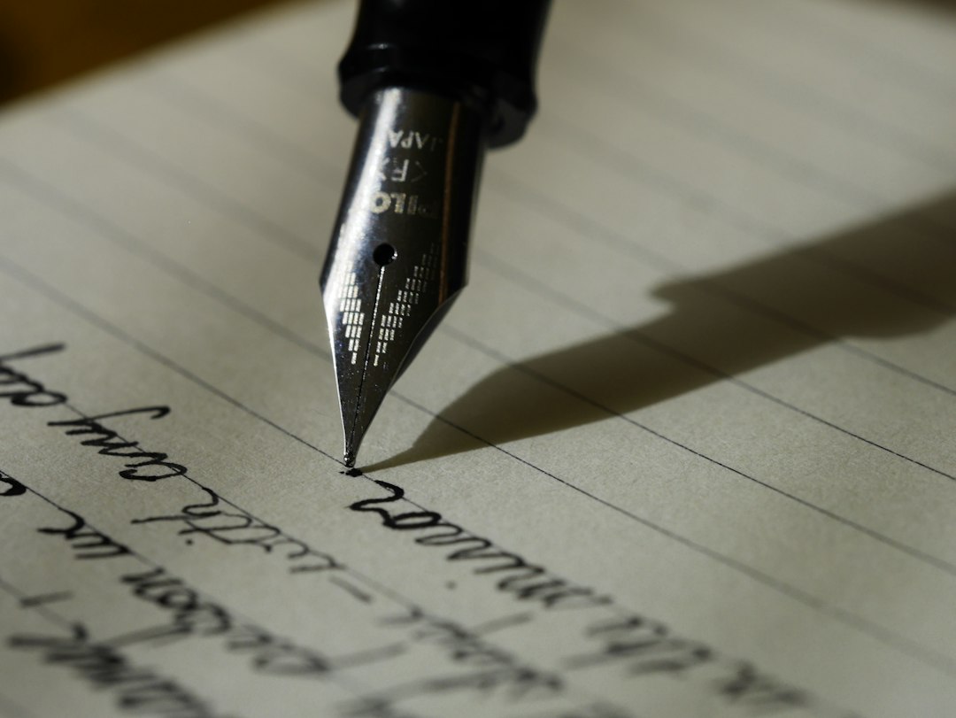 Heirloom Calligraphy Letter